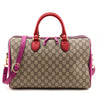 Gucci Red & Pink Supreme Boston Bag - Love that Bag etc - Preowned Authentic Designer Handbags & Preloved Fashions