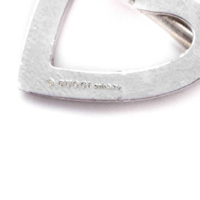 Gucci Sterling Silver Boule Heart Toggle Necklace - Love that Bag etc - Preowned Authentic Designer Handbags & Preloved Fashions