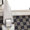 Gucci White & Navy Monogram Web Tote - Love that Bag etc - Preowned Authentic Designer Handbags & Preloved Fashions