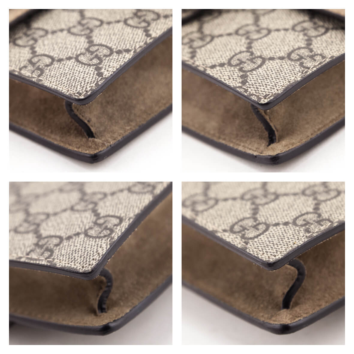 Gucci Taupe GG Supreme Monogram Super Mini Dionysus Shoulder Bag - Love that Bag etc - Preowned Authentic Designer Handbags & Preloved Fashions