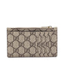 Gucci x Balenciaga Beige GG Supreme Monogram Zip Card Case - Love that Bag etc - Preowned Authentic Designer Handbags & Preloved Fashions