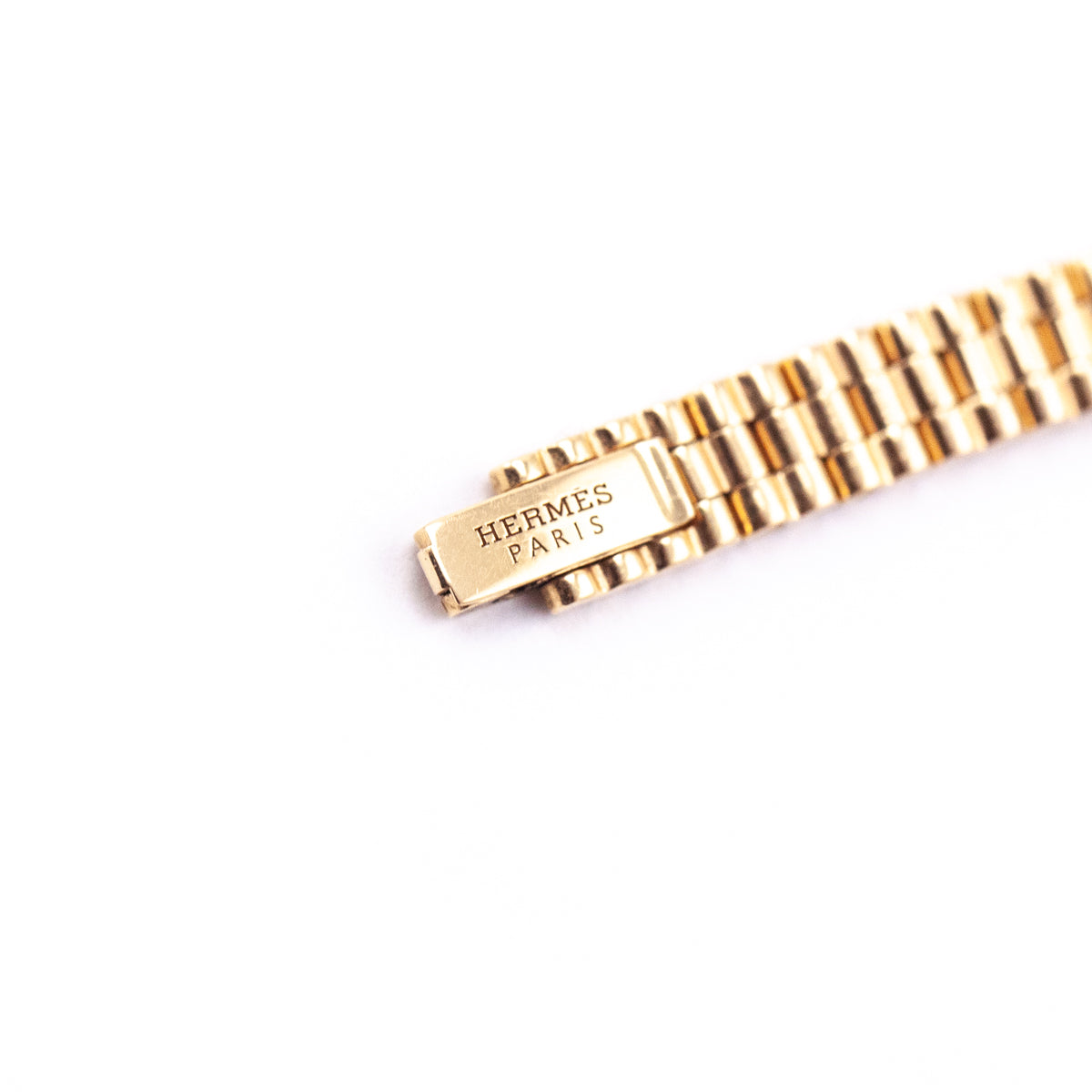 Hermes 18K Rose Gold Diamonds Mini Faubourg Watch - Love that Bag etc - Preowned Authentic Designer Handbags & Preloved Fashions