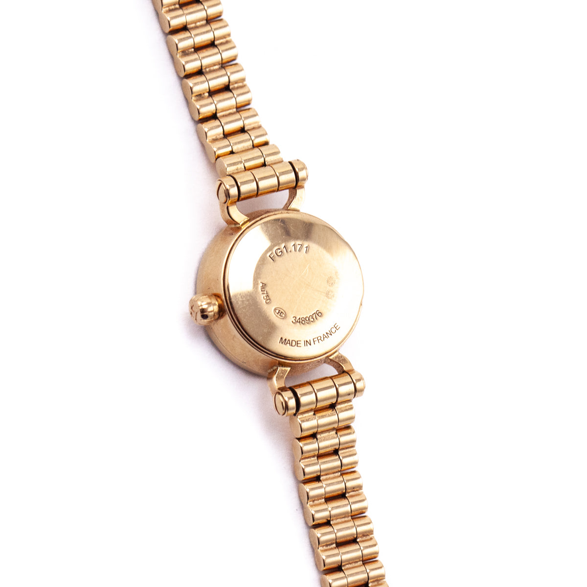 Hermes 18K Rose Gold Diamonds Mini Faubourg Watch - Love that Bag etc - Preowned Authentic Designer Handbags & Preloved Fashions