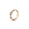 Hermes 18K Rose Gold PM Chaine d'Ancre Enchainee Ring - Love that Bag etc - Preowned Authentic Designer Handbags & Preloved Fashions