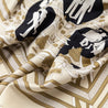 Hermes Beige Silk Les Nouveaux Amoureux de Paris Scarf 90 - Love that Bag etc - Preowned Authentic Designer Handbags & Preloved Fashions