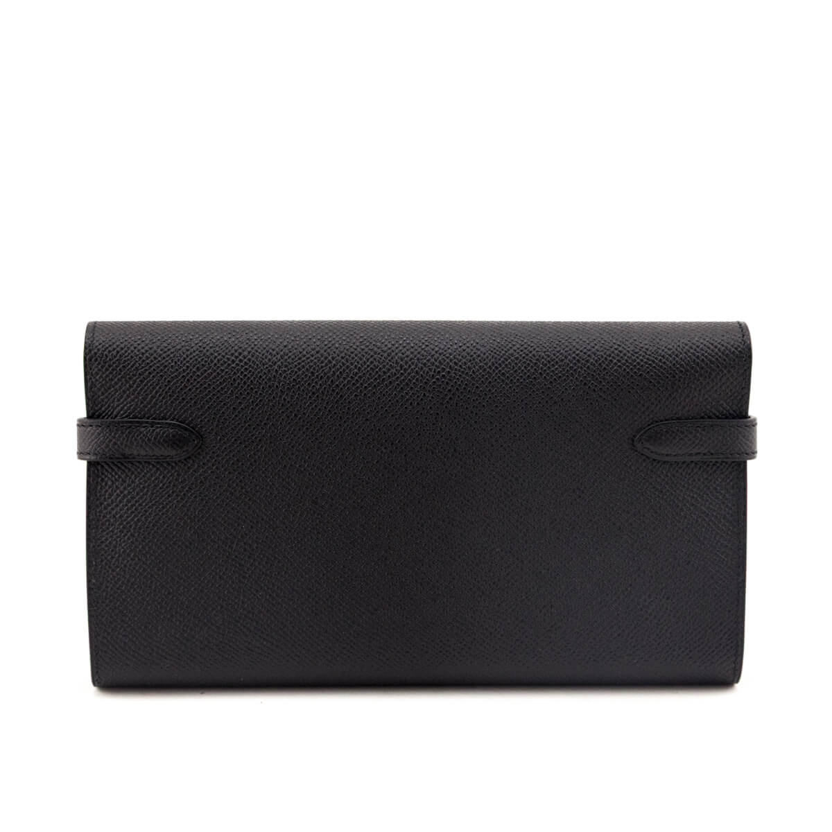 Hermes Black Epsom Kelly Longue Wallet - Love that Bag etc - Preowned Authentic Designer Handbags & Preloved Fashions
