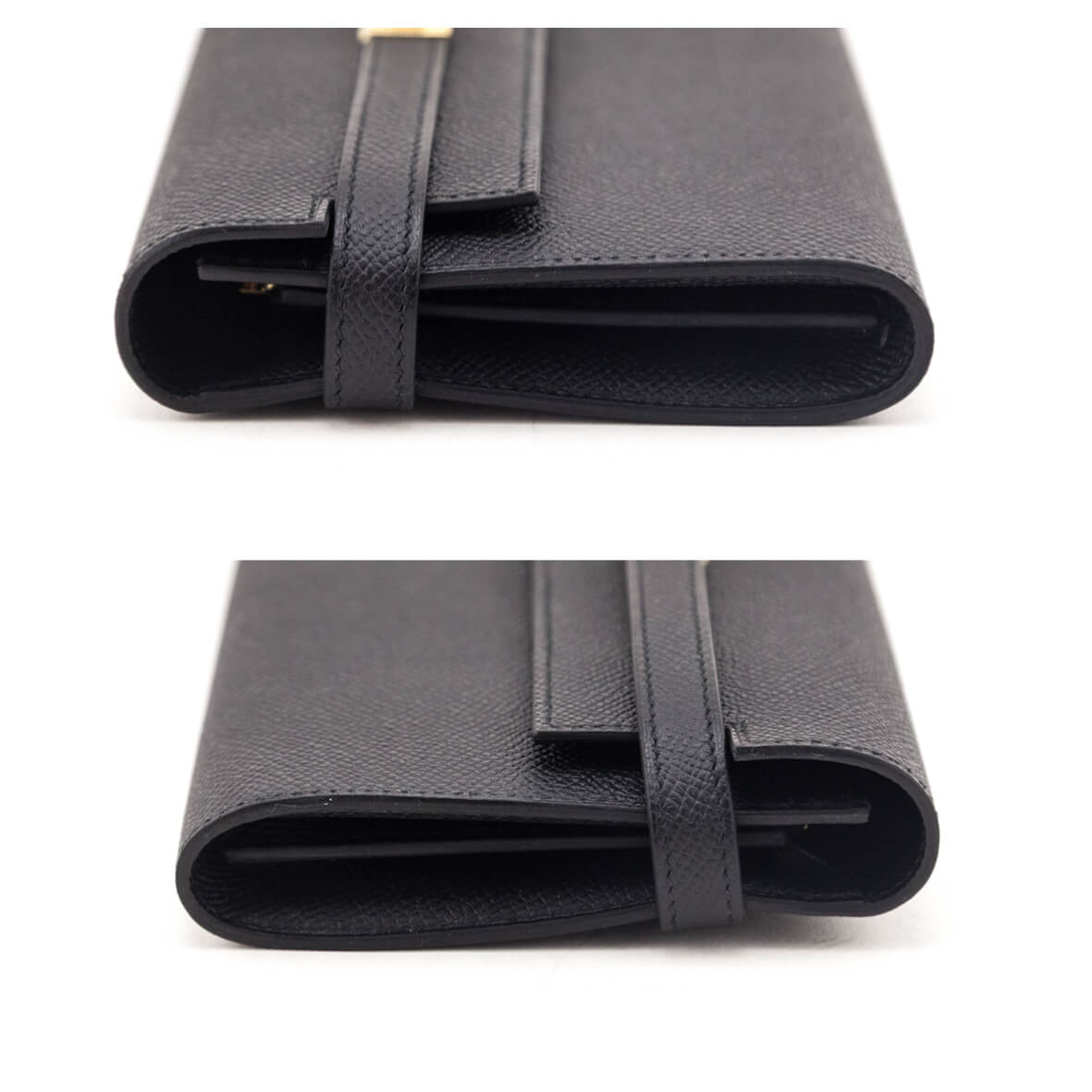Hermes Black Epsom Kelly Longue Wallet - Love that Bag etc - Preowned Authentic Designer Handbags & Preloved Fashions