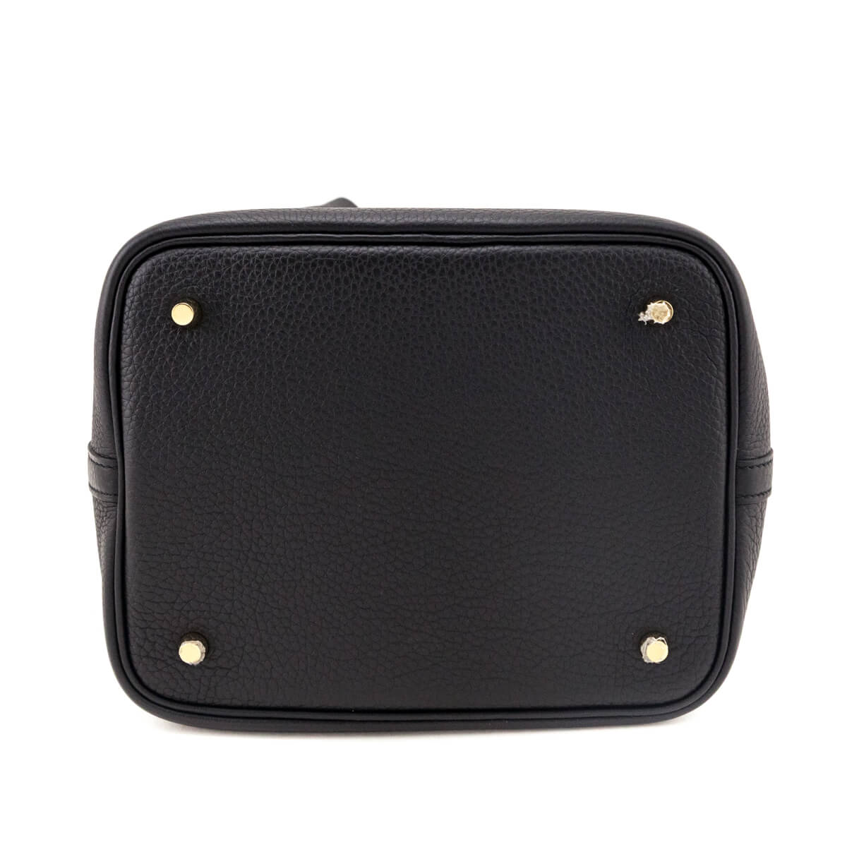 Hermes Black Taurillon Clemence Picotin Lock 22 MM