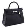 Hermes Black Togo Kelly Retourne 32 - Love that Bag etc - Preowned Authentic Designer Handbags & Preloved Fashions
