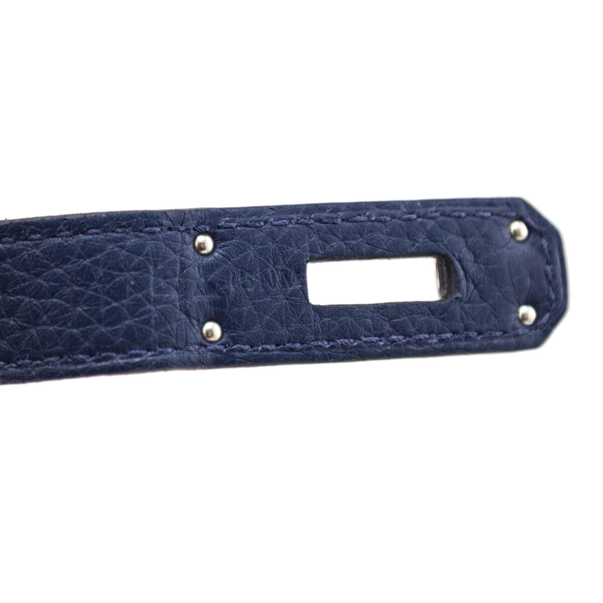 Hermes Bleu De Malte Taurillon Clemence Birkin 35 - Love that Bag etc - Preowned Authentic Designer Handbags & Preloved Fashions