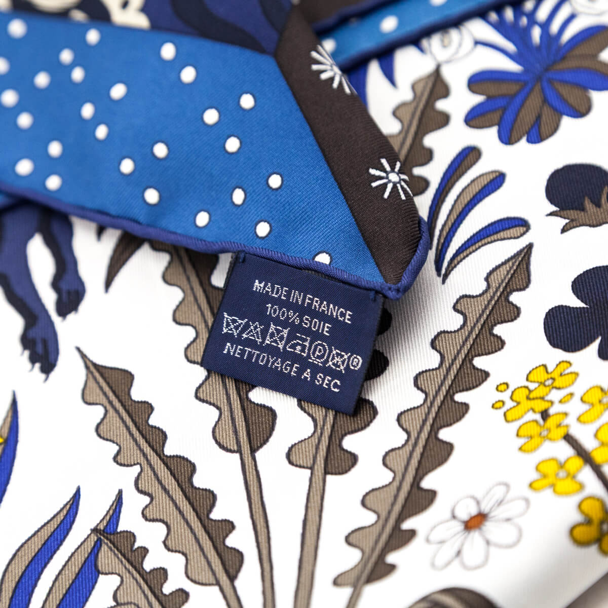 Hermes Blue Le Premier Chant Silk Scarf 90 - Love that Bag etc - Preowned Authentic Designer Handbags & Preloved Fashions