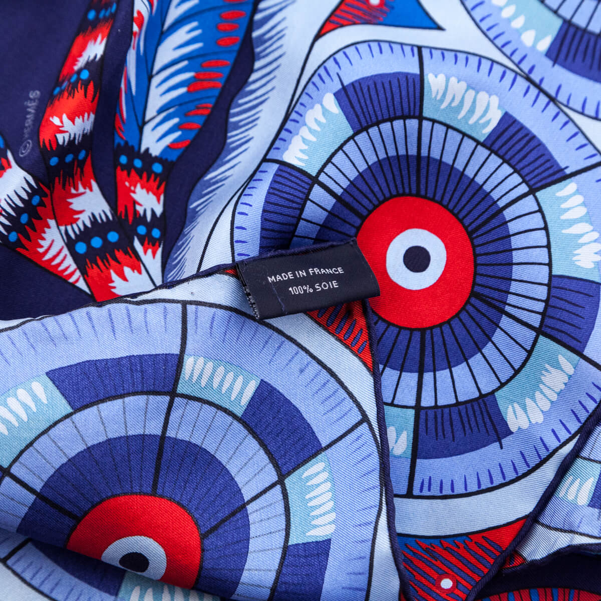 Hermes, Accessories, Hermes Carre 9 Scarf Muffler La Source De Pegase Of  Pegasus Red X Blue Silk