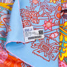 Hermes Blue & Salmon Cache-Cache Fleuri Silk Scarf 90 - Love that Bag etc - Preowned Authentic Designer Handbags & Preloved Fashions
