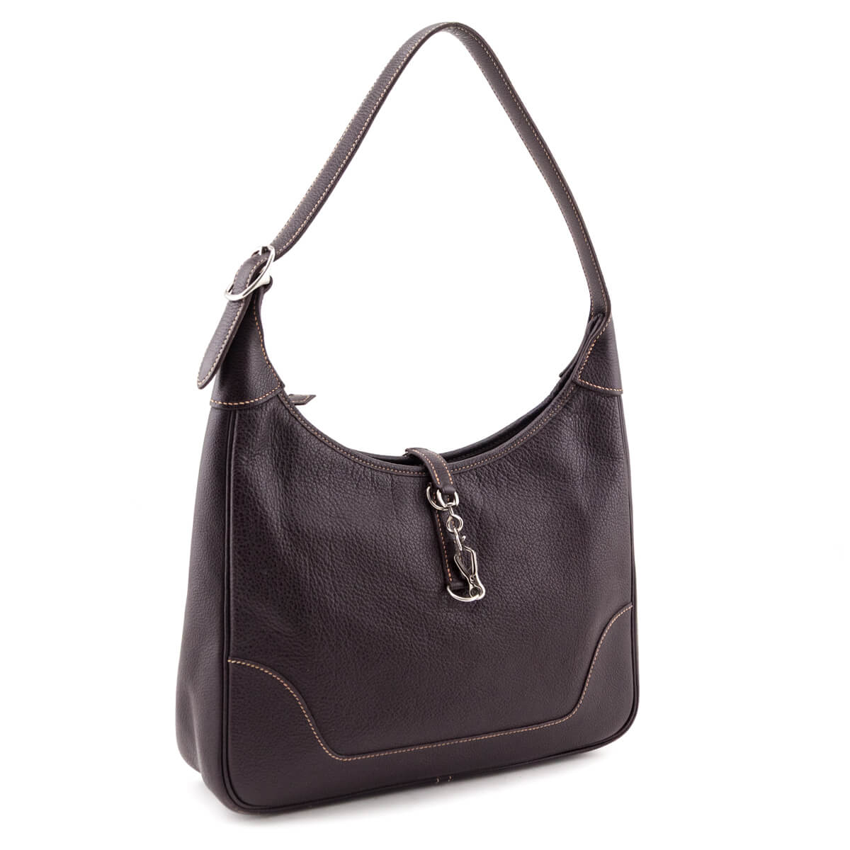 Hermes Brown Buffalo Skipper Trim II 31 - Love that Bag etc - Preowned Authentic Designer Handbags & Preloved Fashions