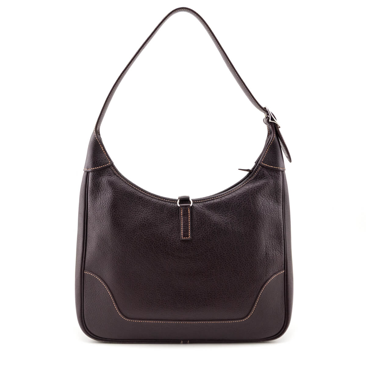 Hermes Brown Buffalo Skipper Trim II 31 - Love that Bag etc - Preowned Authentic Designer Handbags & Preloved Fashions