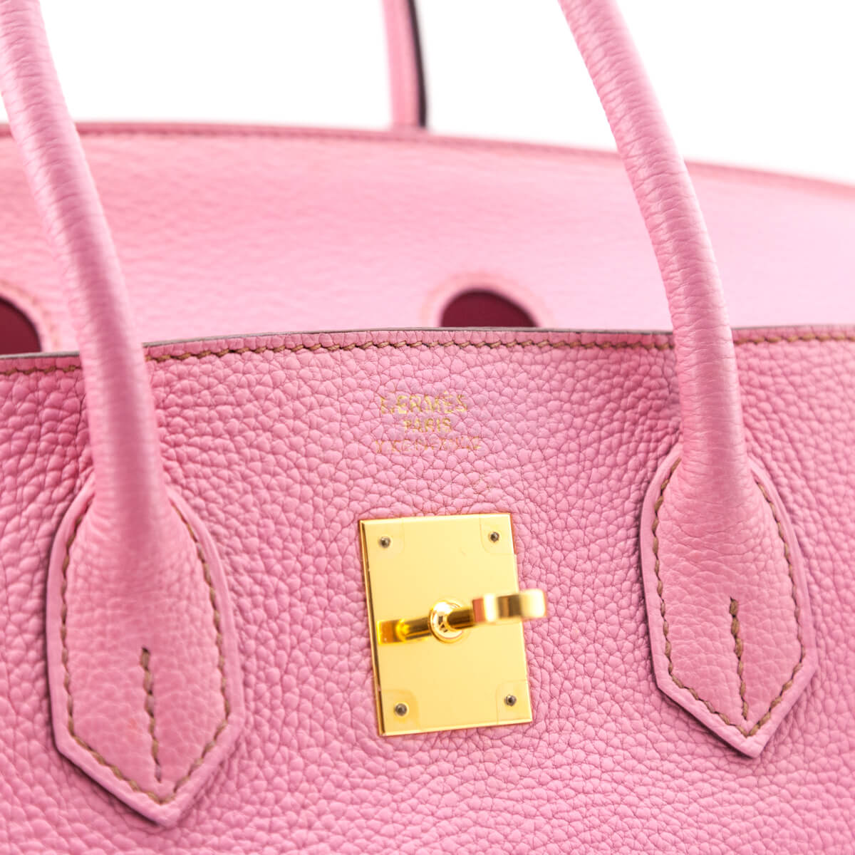 Hermes Bubblegum Togo Birkin 35 - Love that Bag etc - Preowned Authentic Designer Handbags & Preloved Fashions