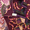 Hermes Burgundy Silk Point d’Orgue Scarf 90 - Love that Bag etc - Preowned Authentic Designer Handbags & Preloved Fashions
