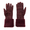 Hermes Burgundy Suede & Cashmere Gloves Size M - Love that Bag etc - Preowned Authentic Designer Handbags & Preloved Fashions