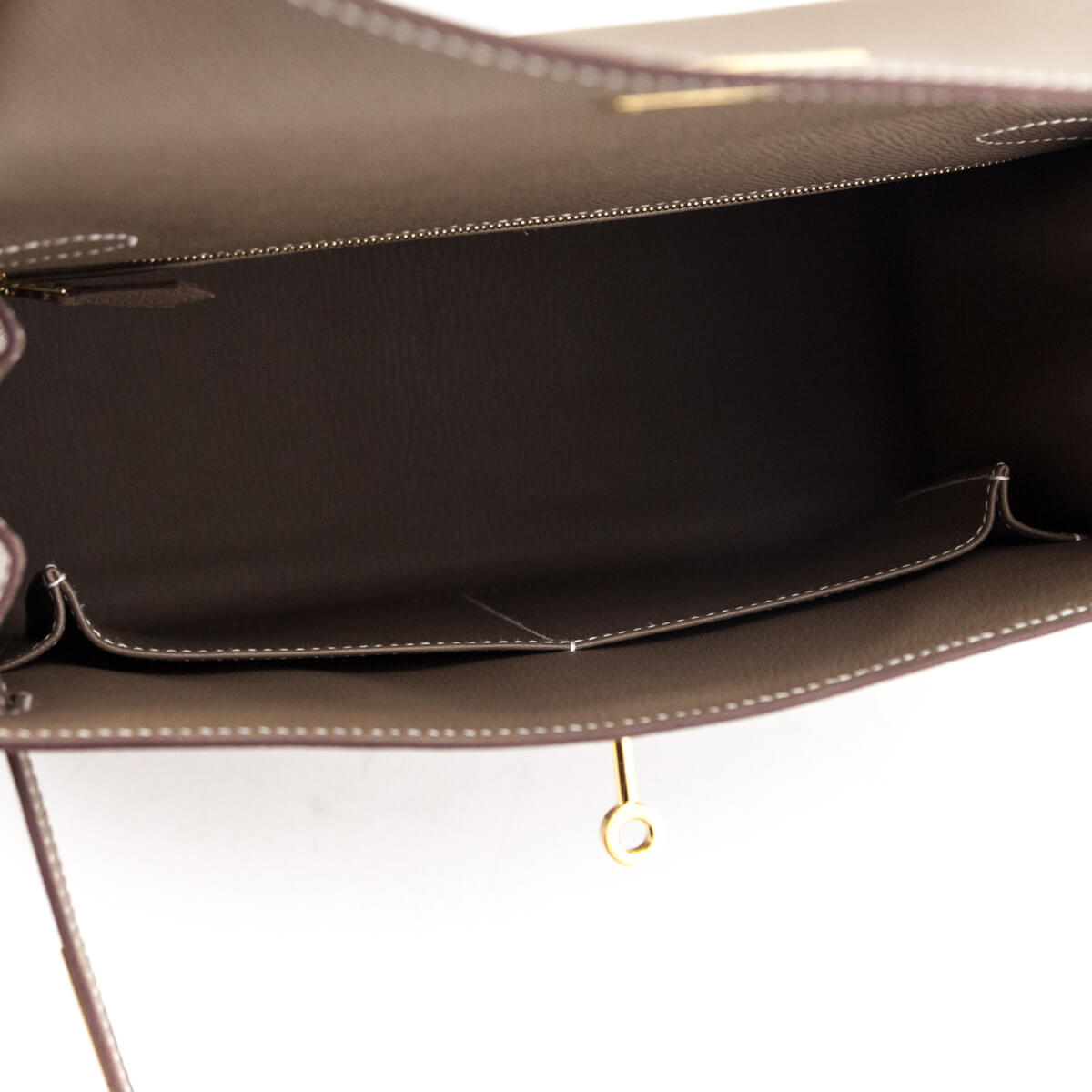Hermes Etoupe Epsom Sellier Kelly 28 - Shop Pristine Hermes Handbags
