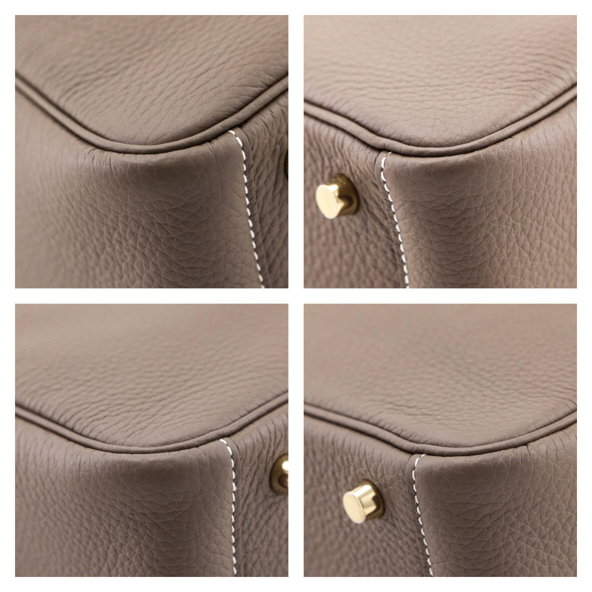 Hermes Etoupe Taurillon Clemence Lindy 26