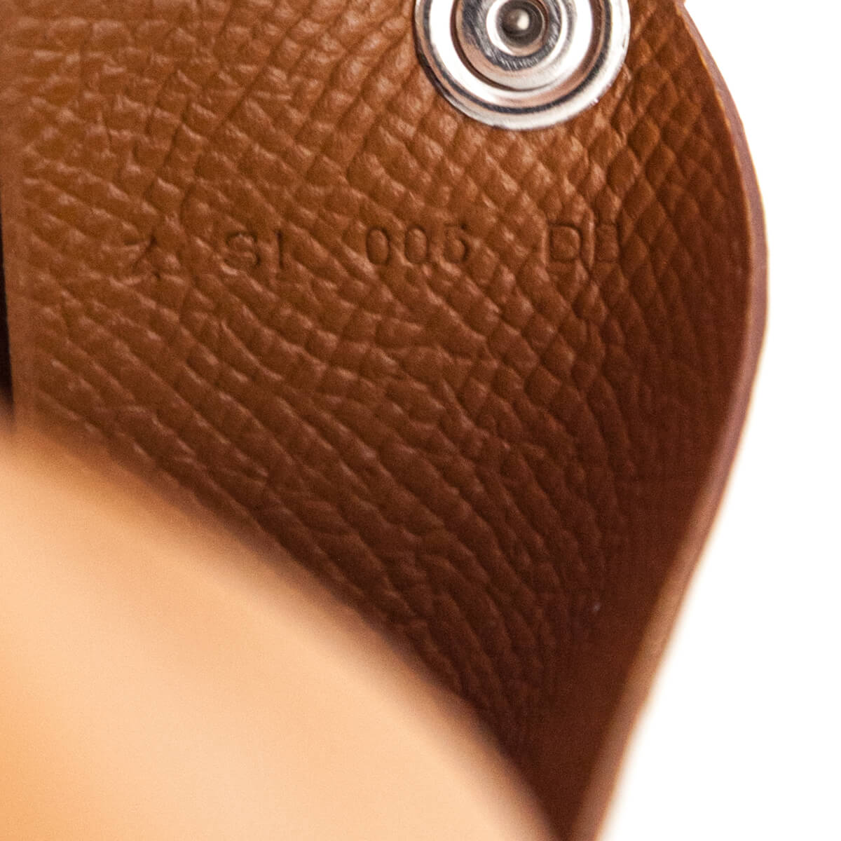 Hermes Gold Epsom Calvi Card Case - Love that Bag etc - Preowned Authentic Designer Handbags & Preloved Fashions