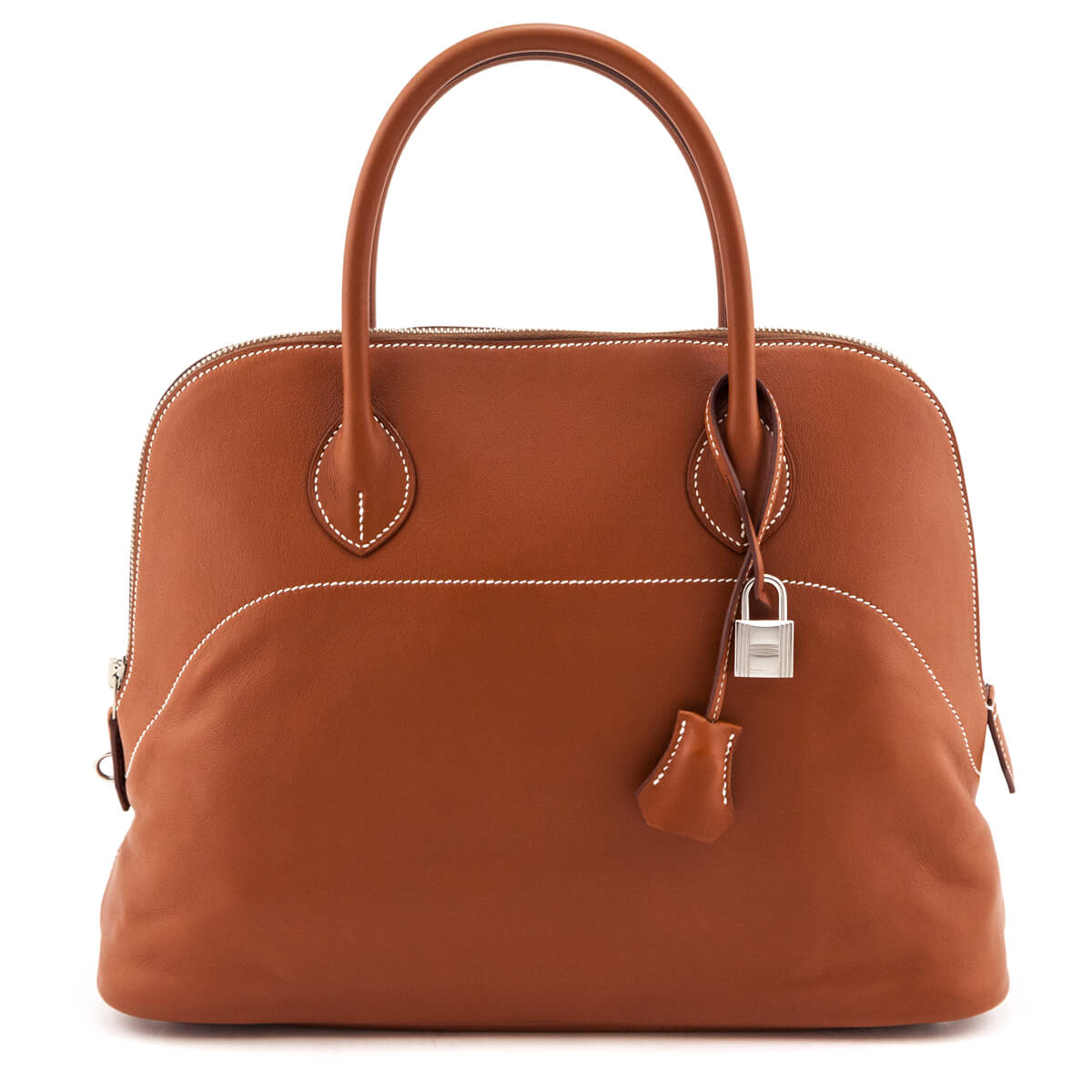 Hermes Gold Sikkim Bolide Relax 35 - Love that Bag etc - Preowned Authentic Designer Handbags & Preloved Fashions