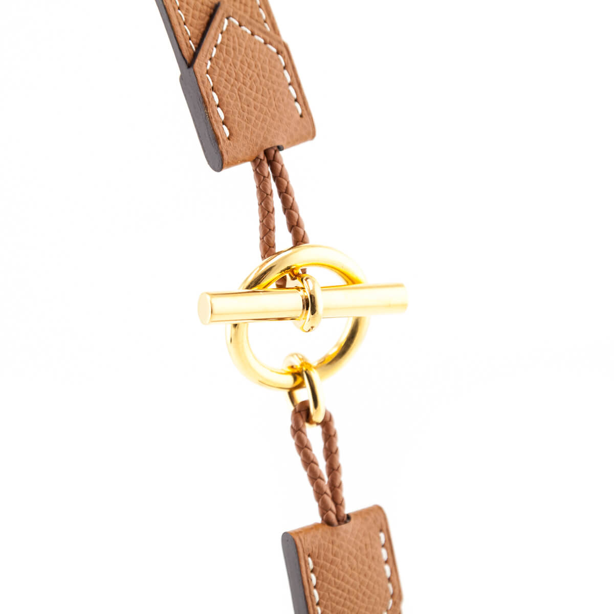 Hermes Gold & White Babord 24 Reversible Belt - Love that Bag etc - Preowned Authentic Designer Handbags & Preloved Fashions