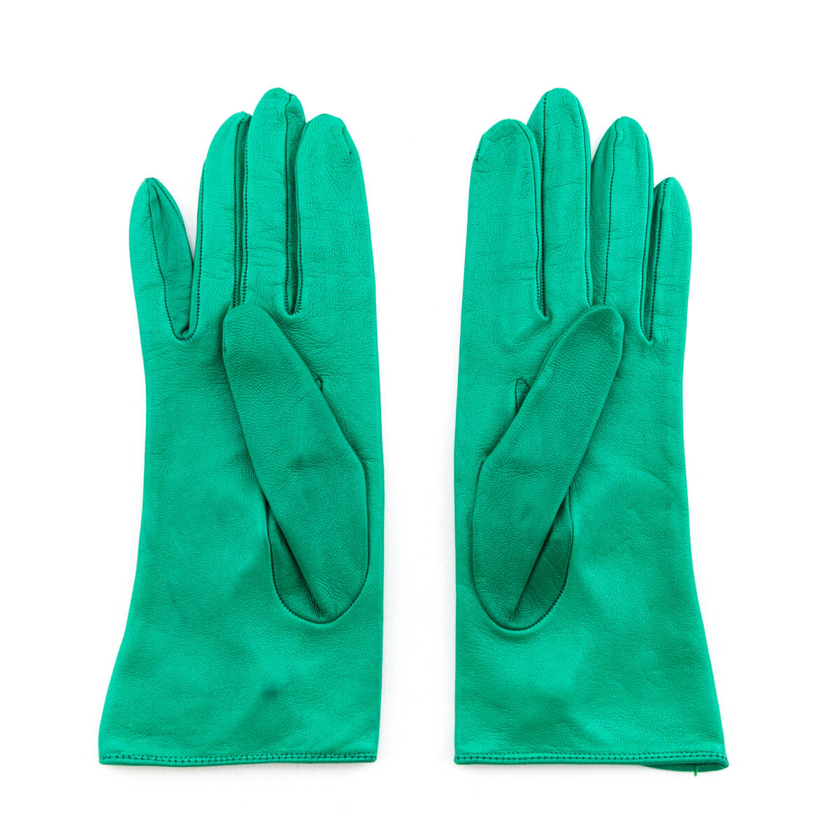 Hermes Green Goatskin Vintage Gloves Size S - Love that Bag etc - Preowned Authentic Designer Handbags & Preloved Fashions