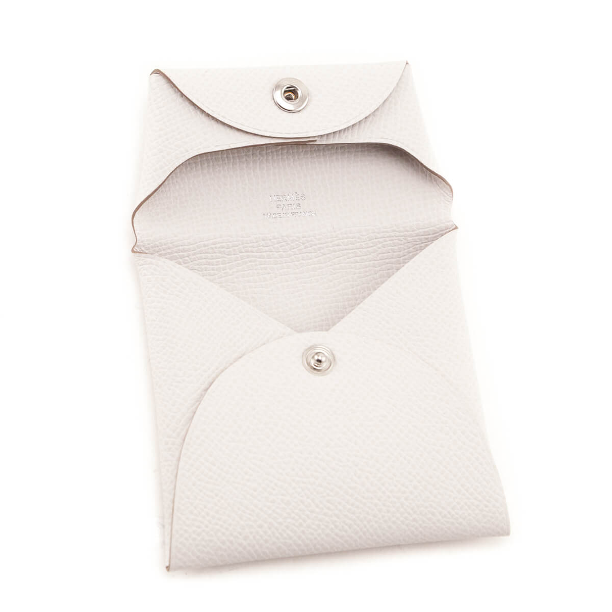 Hermes Gris Pale Epsom Bastia Coin Purse