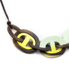 Hermes Horn, Yellow & Green Karamba Necklace - Love that Bag etc - Preowned Authentic Designer Handbags & Preloved Fashions