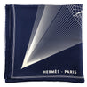 Hermes Navy Silk H En Fil Carre Geant Scarf - Love that Bag etc - Preowned Authentic Designer Handbags & Preloved Fashions