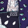 Hermes Navy & Green Silk Tresors Retrouves Scarf 90 - Love that Bag etc - Preowned Authentic Designer Handbags & Preloved Fashions