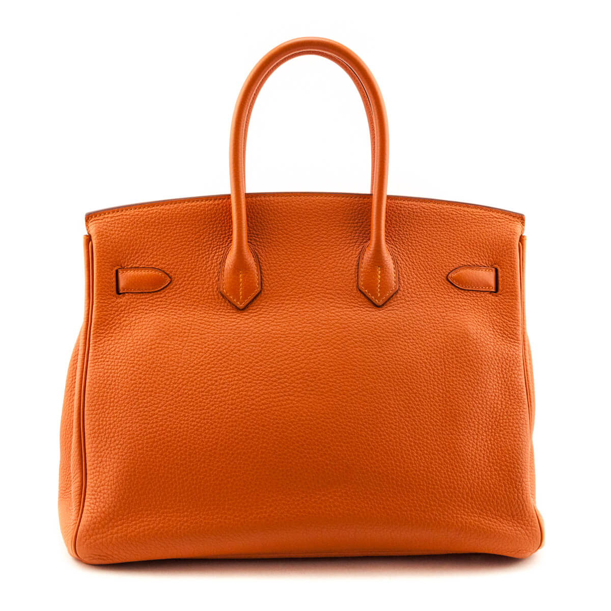 Hermes Orange Clemence Birkin 35 - Love that Bag etc - Preowned Authentic Designer Handbags & Preloved Fashions