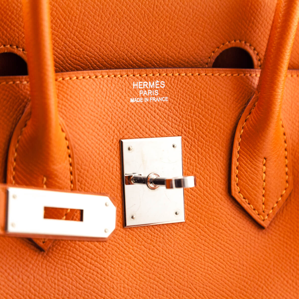 Hermes Orange Epsom Birkin 30