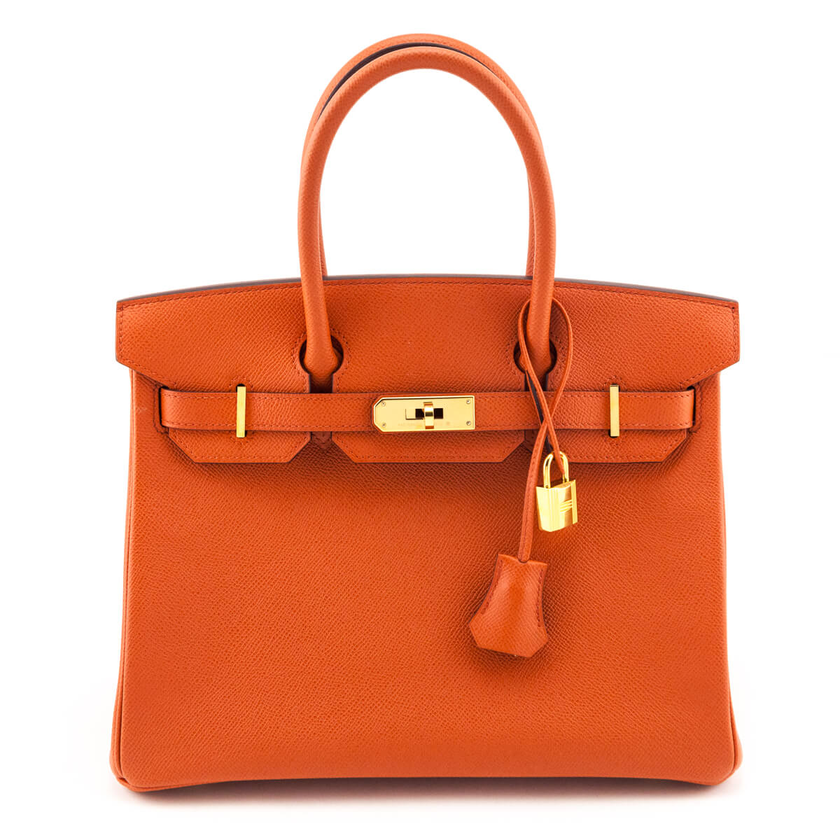 Hermes Orange Terre Battue Epsom Birkin 30 - Love that Bag etc - Preowned Authentic Designer Handbags & Preloved Fashions