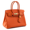 Hermes Orange Terre Battue Epsom Birkin 30 - Love that Bag etc - Preowned Authentic Designer Handbags & Preloved Fashions