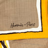 Hermes Orange & Camel Cashmere Libre Comme Pegase Shawl 140 - Love that Bag etc - Preowned Authentic Designer Handbags & Preloved Fashions