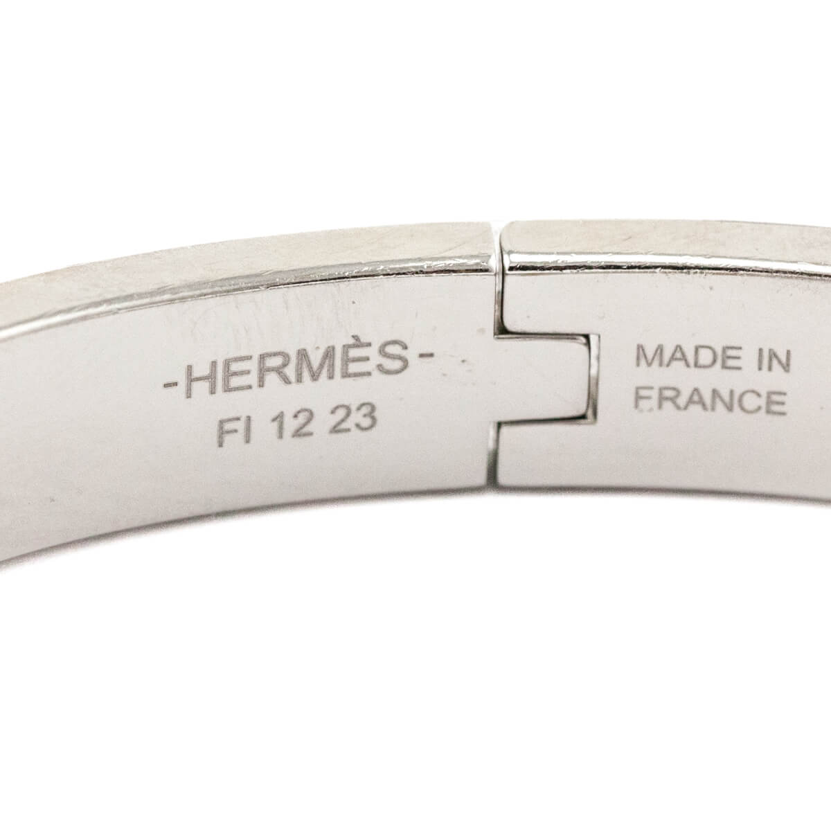 Hermes Palladium Plated Jasmin Funny Ice Cream Mini Clic Chaine D'ancre Bracelet Size PM - Love that Bag etc - Preowned Authentic Designer Handbags & Preloved Fashions