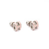 Hermes Palladium Rose Lacquered Mini Pop H Earrings - Love that Bag etc - Preowned Authentic Designer Handbags & Preloved Fashions