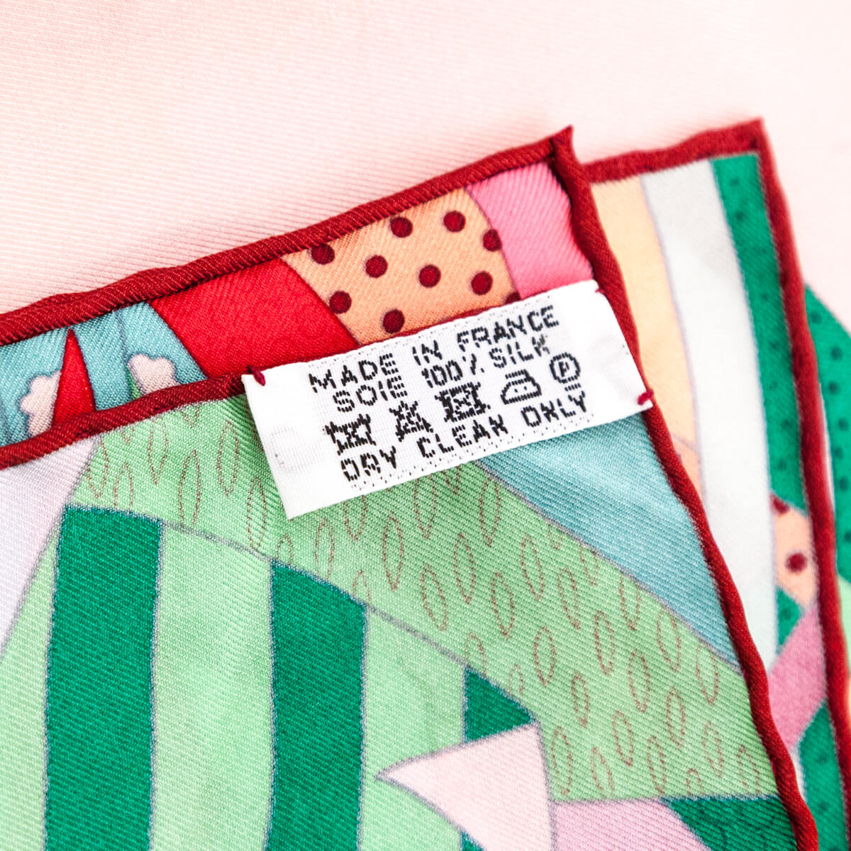 Hermes Pink Paradis De Soie Summer Weight Silk Scarf 140