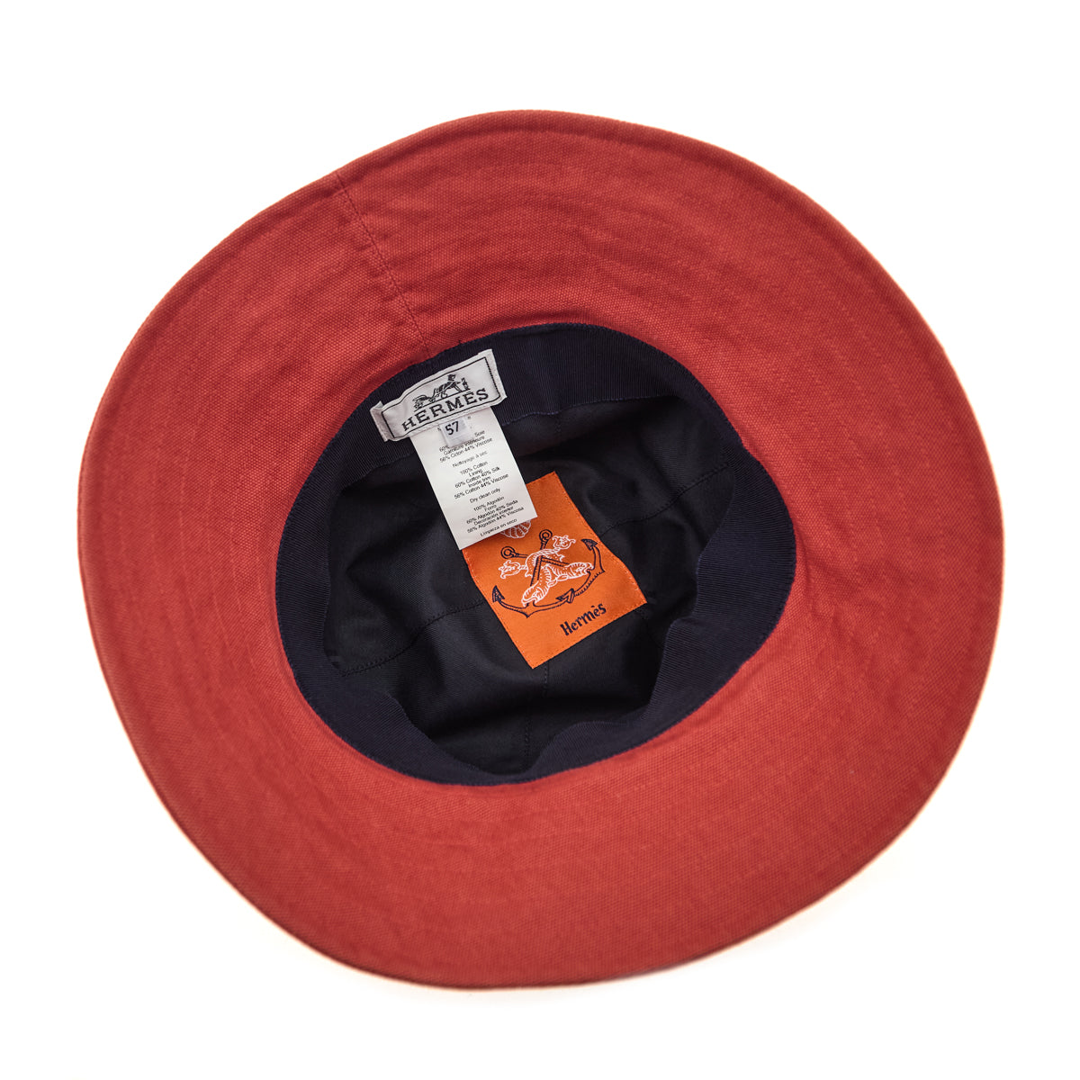 Hermes Red Cotton Canvas Bucket Hat - Love that Bag etc - Preowned Authentic Designer Handbags & Preloved Fashions