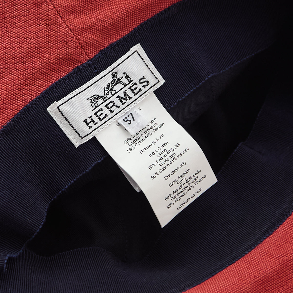 Hermes Red Cotton Canvas Bucket Hat - Love that Bag etc - Preowned Authentic Designer Handbags & Preloved Fashions