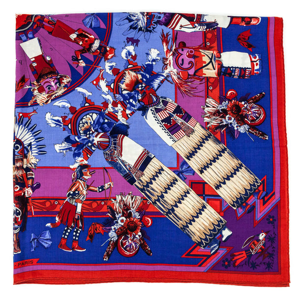 Hermes Black Silk Isola Di Primavera Doll Twilly Scarf - Hermes Canada