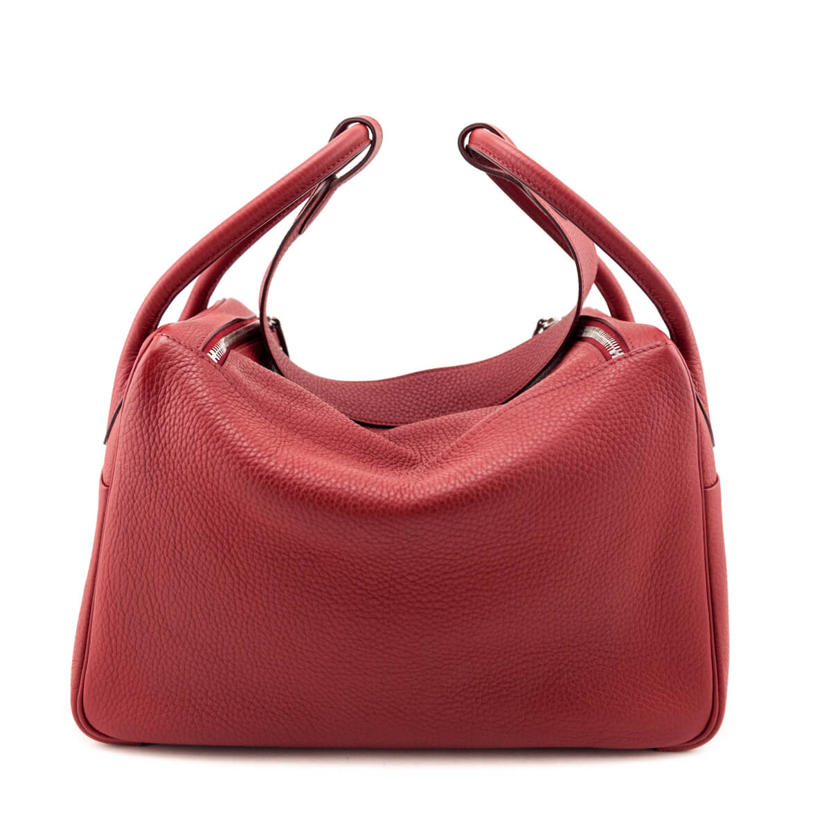Hermes Rouge Garance Clemence Lindy 34 - Love that Bag etc - Preowned Authentic Designer Handbags & Preloved Fashions