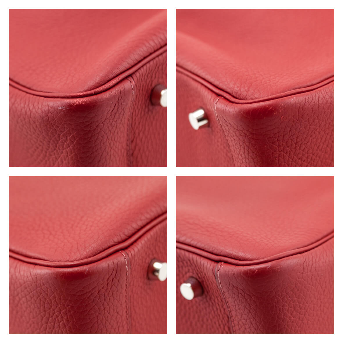 Hermes Rouge Garance Clemence Lindy 34 - Love that Bag etc - Preowned Authentic Designer Handbags & Preloved Fashions
