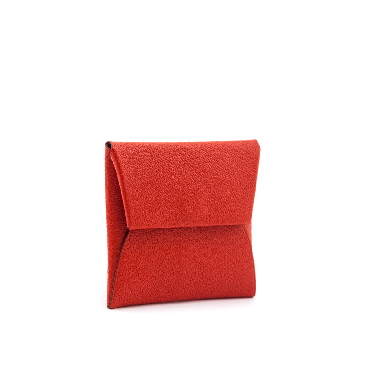 Hermes Rouge Pivoine Chevre Bastia Change Purse - Love that Bag etc - Preowned Authentic Designer Handbags & Preloved Fashions