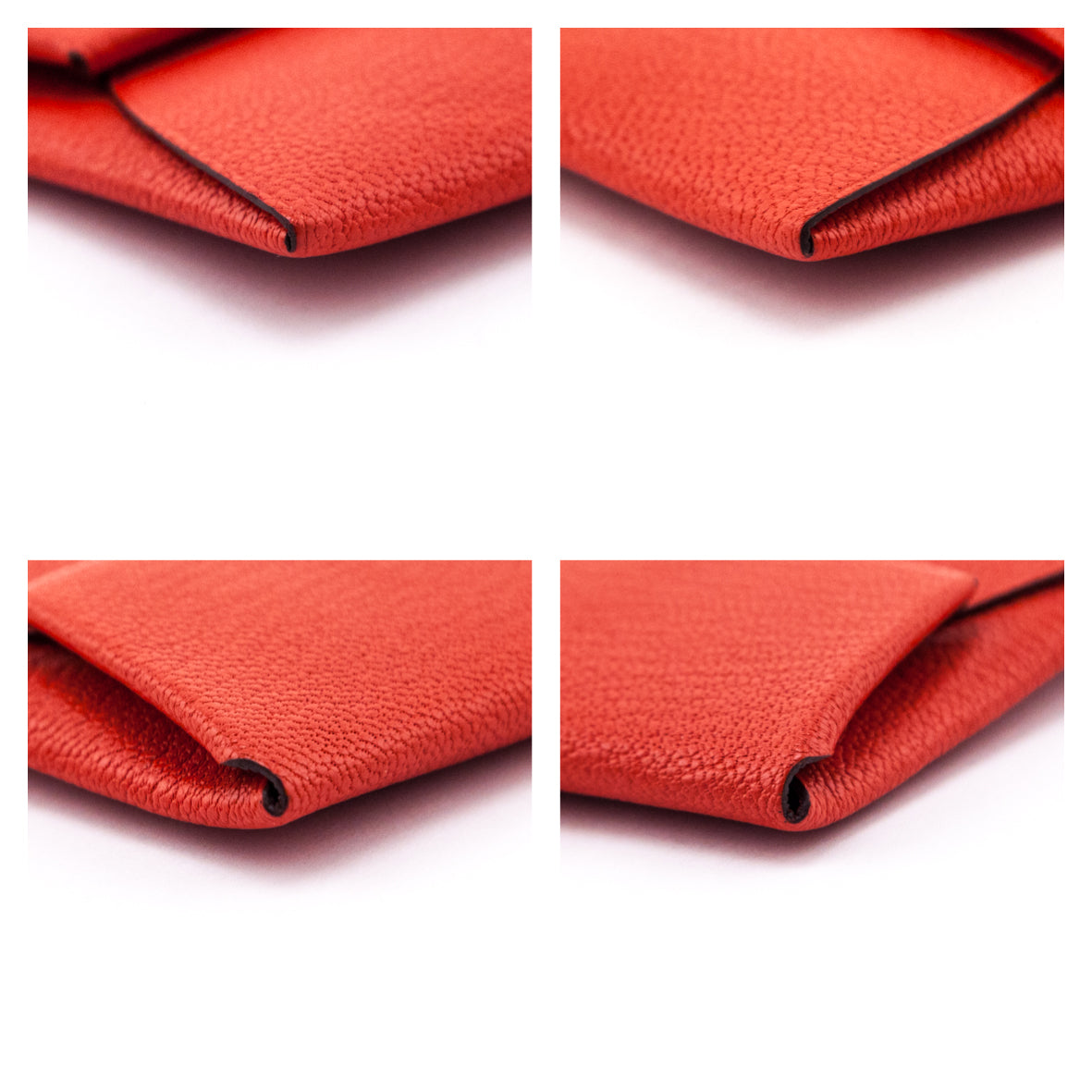 Hermes Rouge Pivoine Chevre Bastia Change Purse - Love that Bag etc - Preowned Authentic Designer Handbags & Preloved Fashions