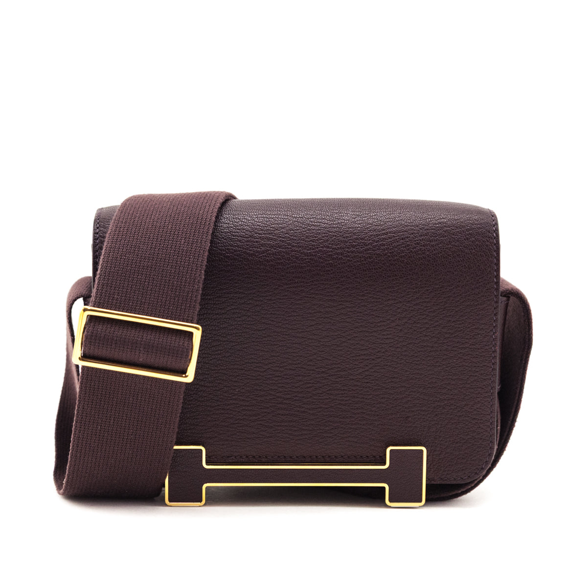 Hermes Rouge Sellier Chevre Mysore Geta Bag - Love that Bag etc - Preowned Authentic Designer Handbags & Preloved Fashions