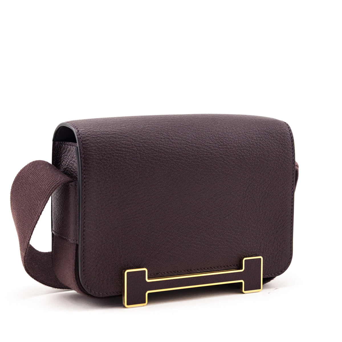 Hermes Rouge Sellier Chevre Mysore Geta Bag - Love that Bag etc - Preowned Authentic Designer Handbags & Preloved Fashions