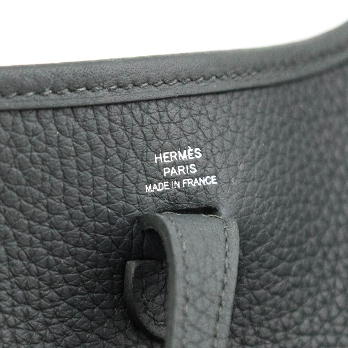 Hermes Vert Mangrove Taurillon Clemence Evelyne TPM - Love that Bag etc - Preowned Authentic Designer Handbags & Preloved Fashions